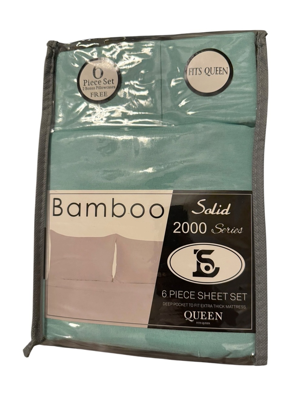 BAMBOO Solid 2000 Series Queen Sheet Set